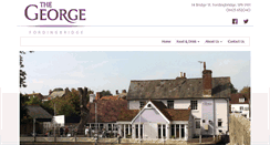 Desktop Screenshot of georgeatfordingbridge.co.uk